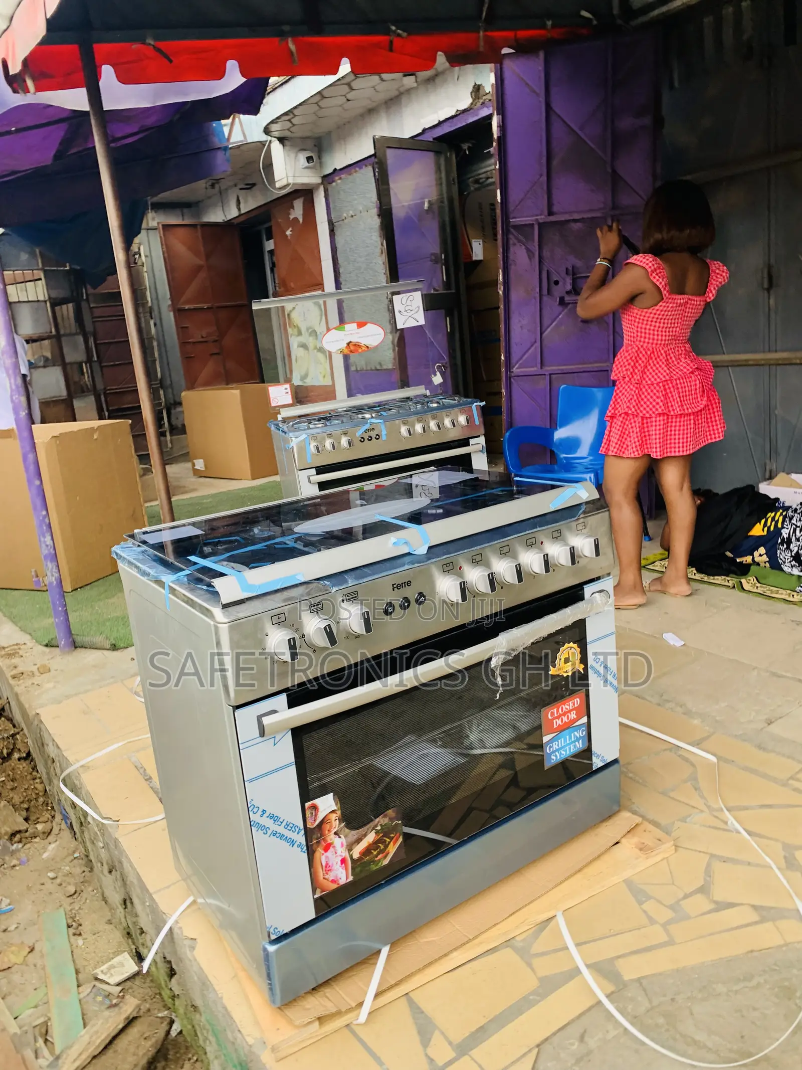 Newly Released Ferre 90x60cm 4Gas+2Electric Burner Cooker With Oven
