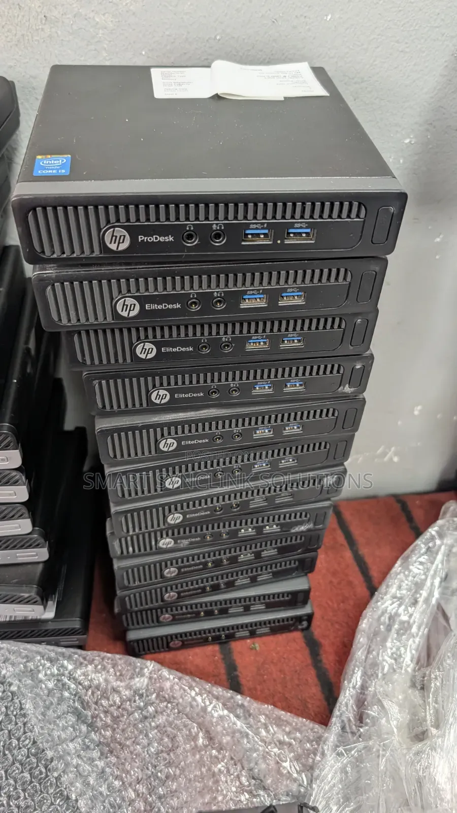 Desktop Computer HP EliteDesk 800 G3 8GB Intel Core i5 HDD+SSD 128GB