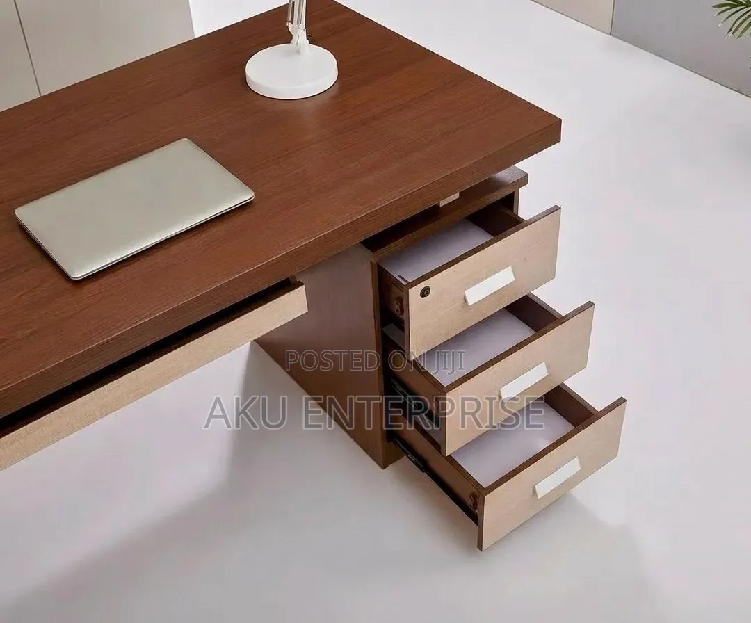 1.4m Modern Staff Computer Desk With Cabinet