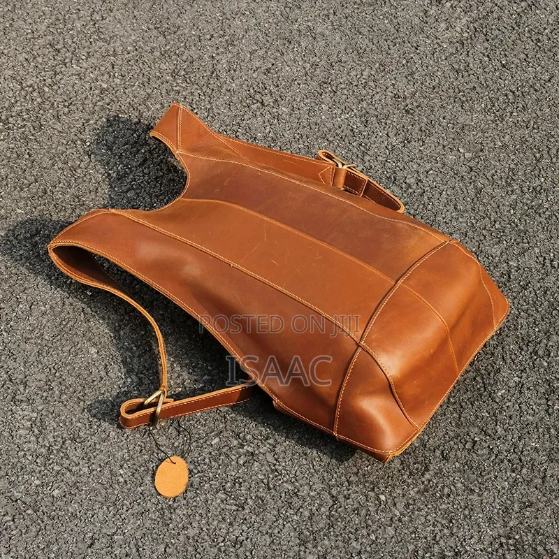 Stylish Leather Tote Backpack