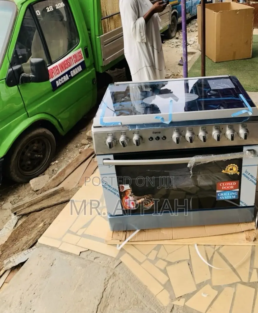 New Ferre 60x90cm 4 + 2 Oven Grill Auto Rotisserie 