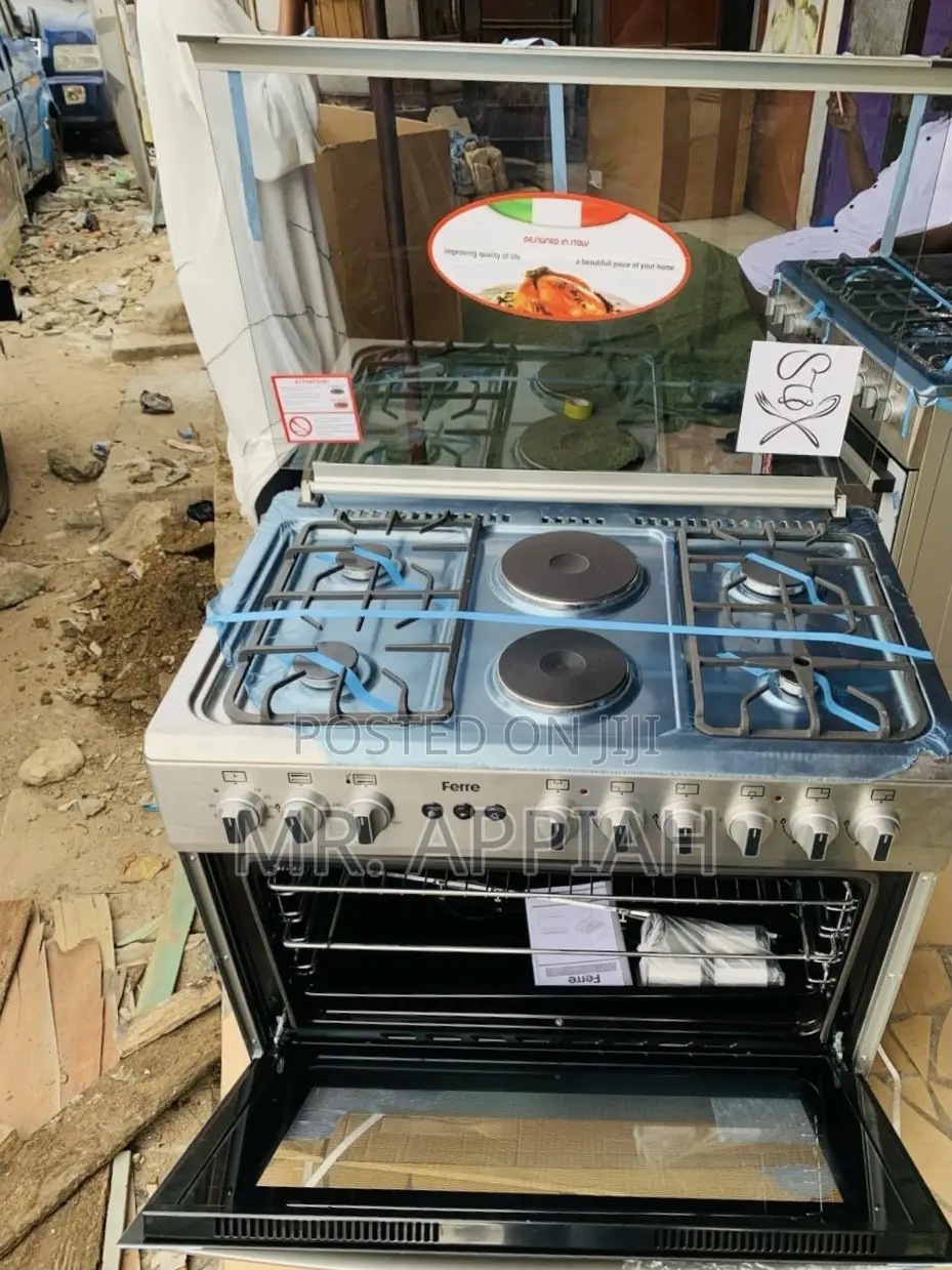 New Ferre 60x90cm 4 + 2 Oven Grill Auto Rotisserie 
