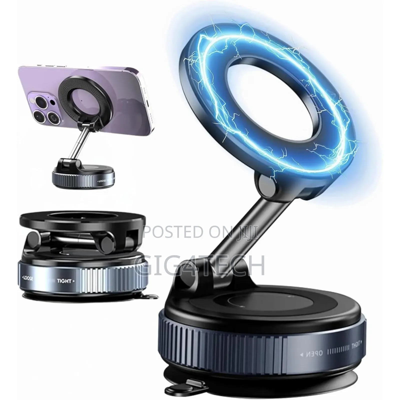  Vacuum Magnetic Suction Phone Mount 360