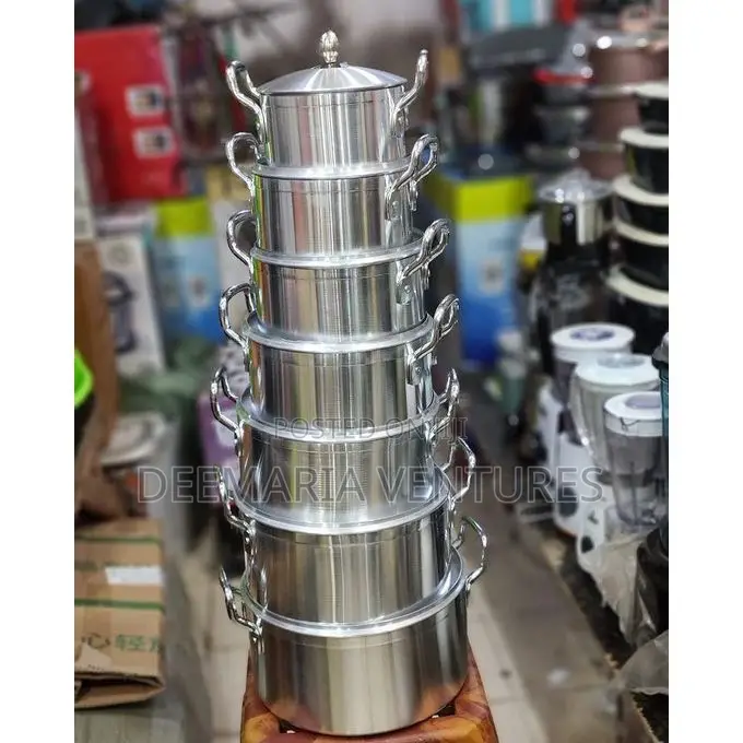Mers Home Aluminum Quality Pots Sets (14pcs)