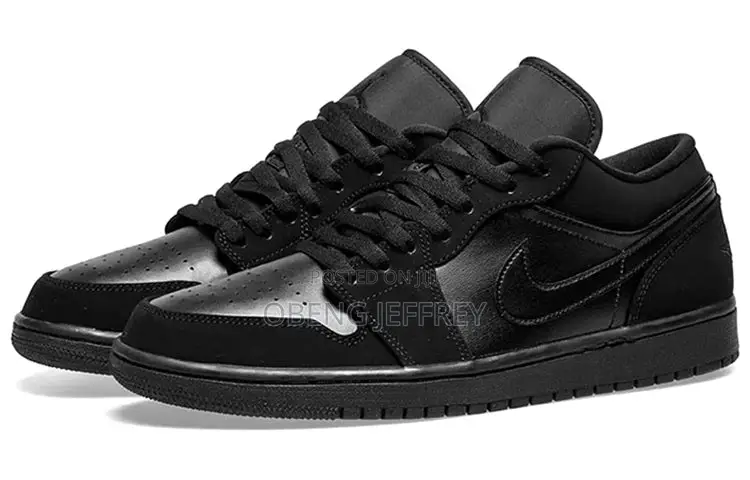 Original Air Jordan 1 Low Triple Black