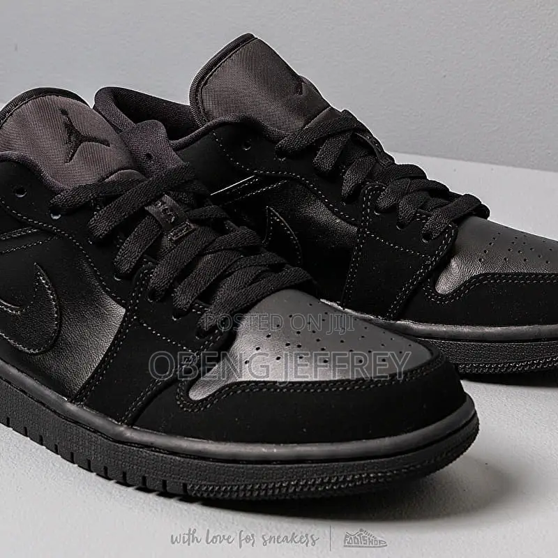 Original Air Jordan 1 Low Triple Black