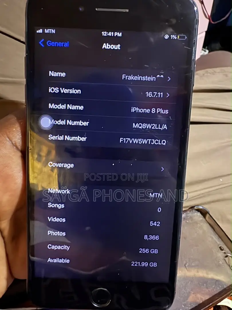 Apple iPhone 8 Plus 256 GB Black