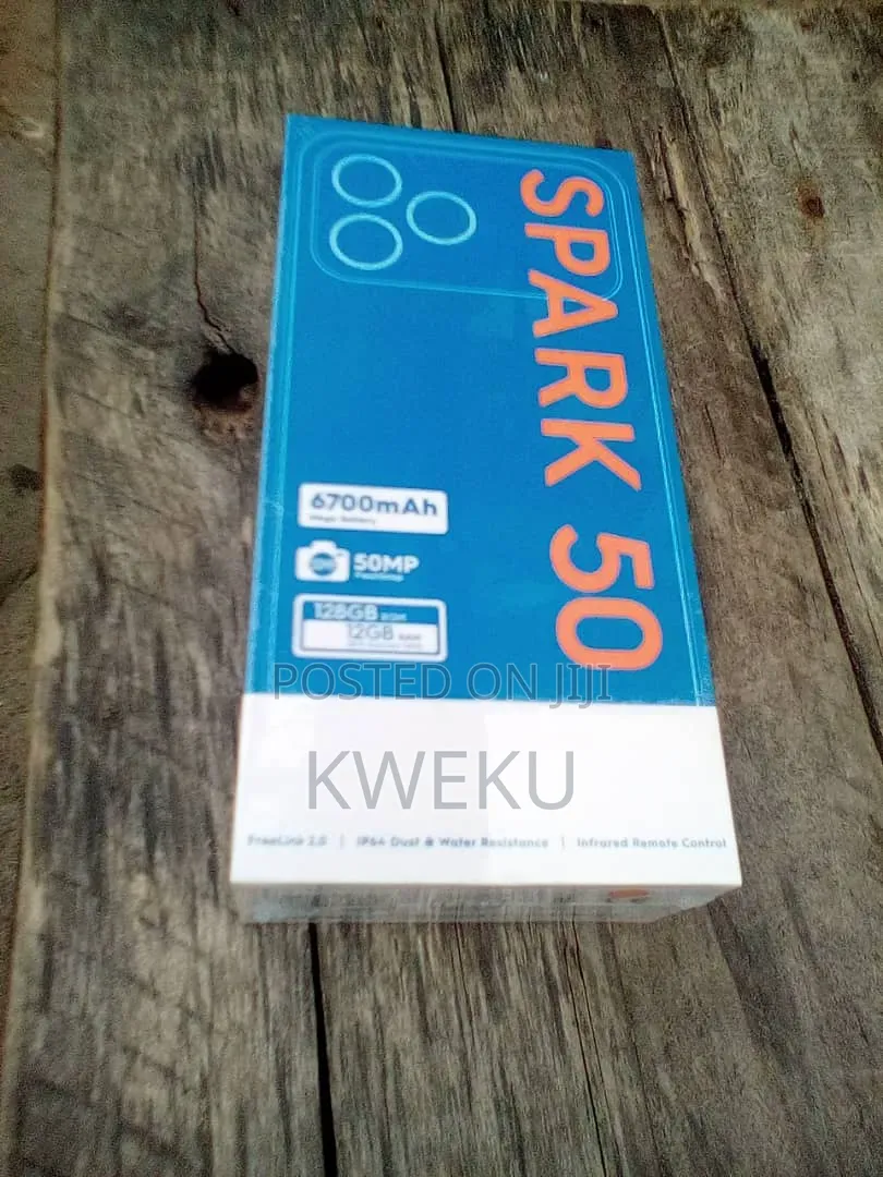New Tecno Spark 50 128 GB Gold