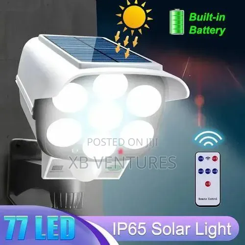 Solar Light Outdoor Motion Sensor Fake Dummy Camera