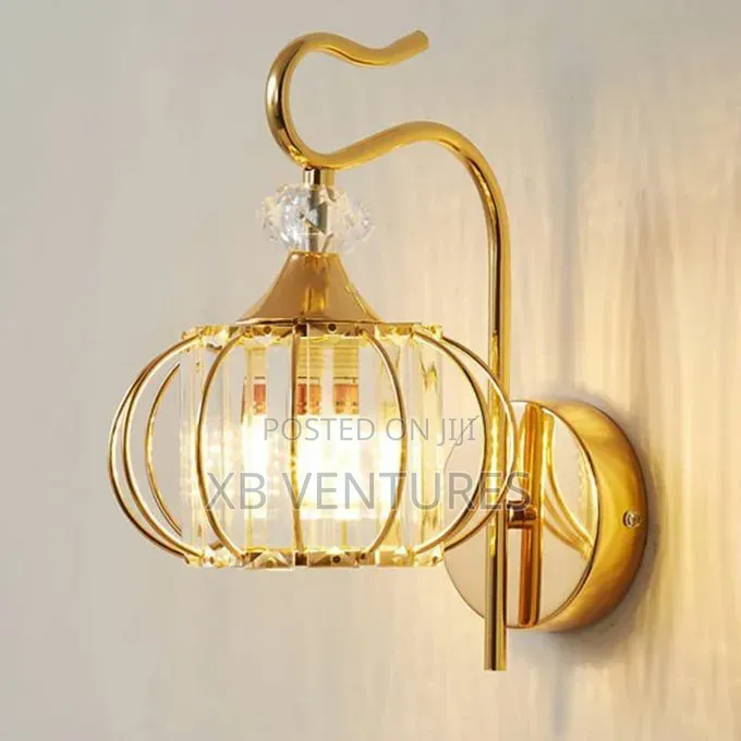 Morden Decorative Wall Lamp, Crystal Wall Lamp - Gold