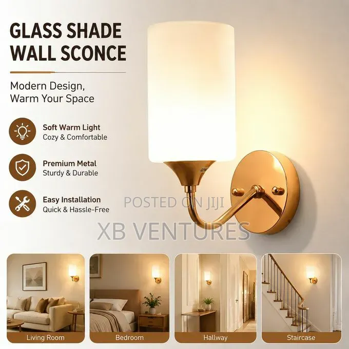 Bedside Wall Lamp
(Includes Warm Light Bulb)