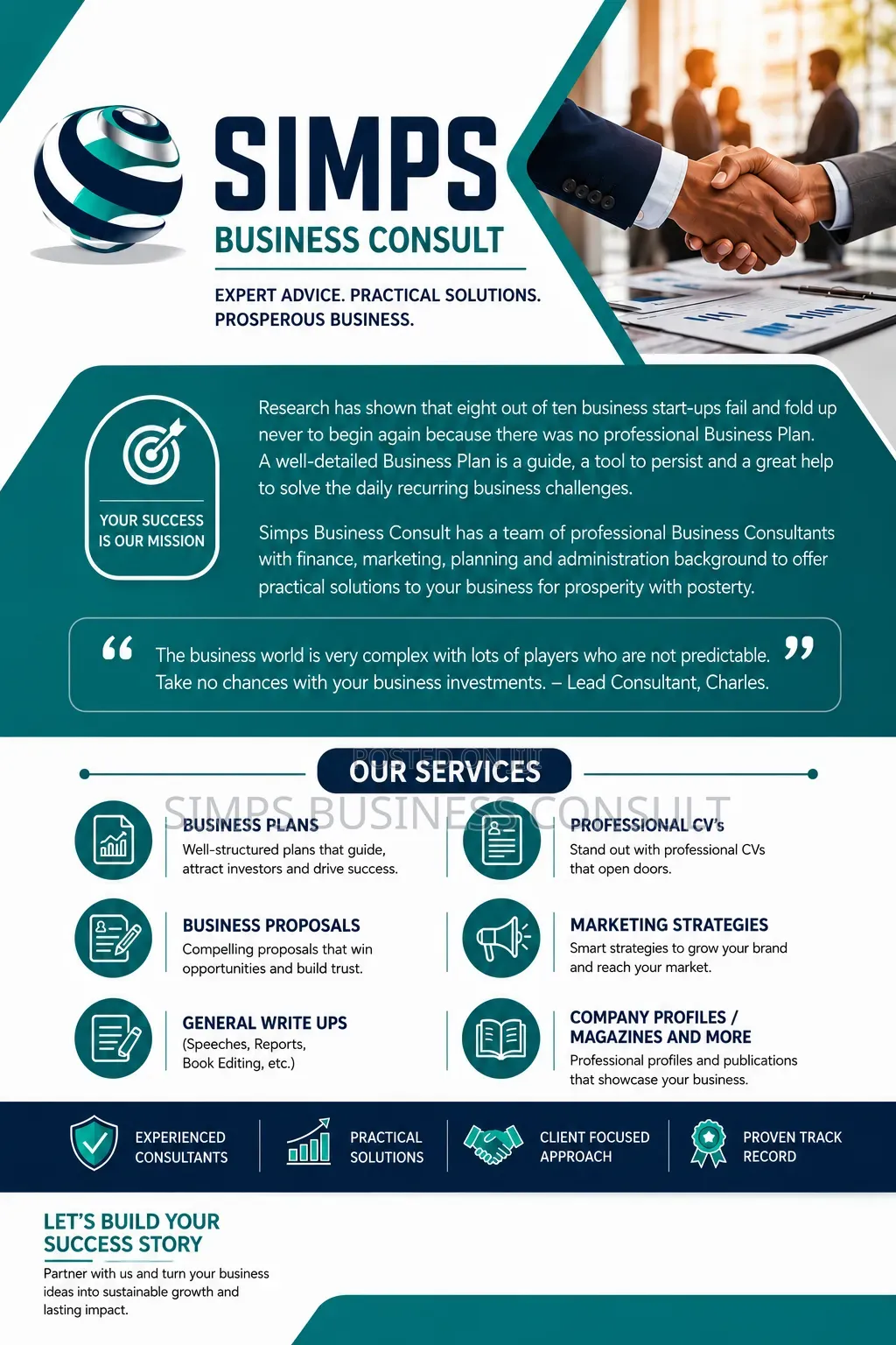 Business Plan Business Proposal Company Profile