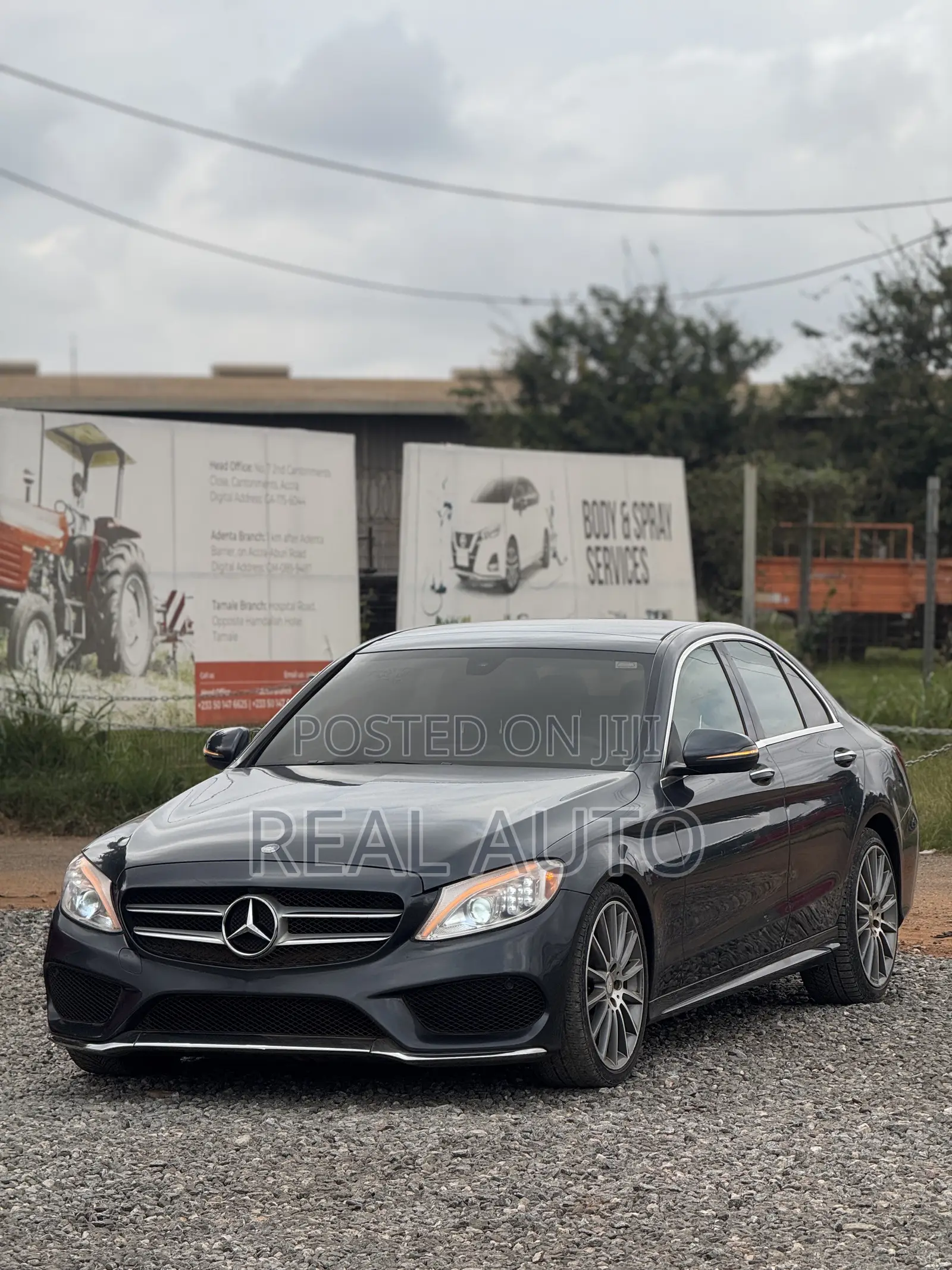 Mercedes-Benz C300 Sport 4Matic Sedan AWD (2.0L 4cyl 7A) 2017 Gray