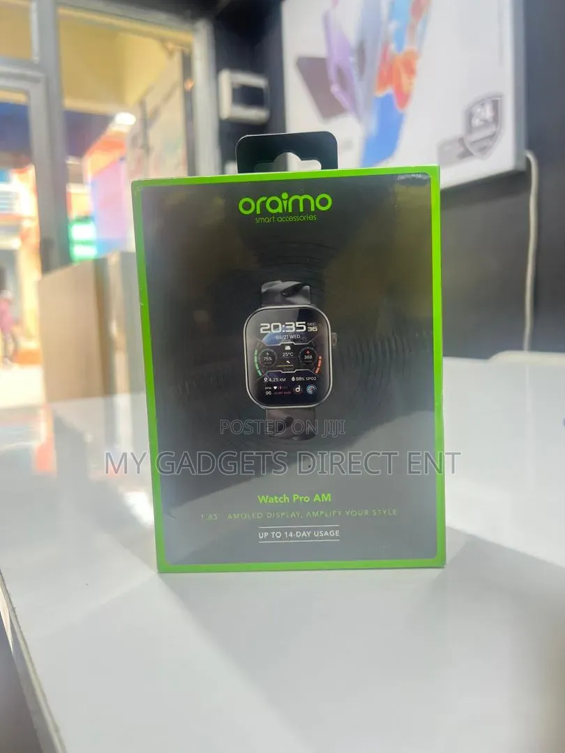 Oraimo Watch Pro AM 1.85" Amoled IP68 Smart Watch