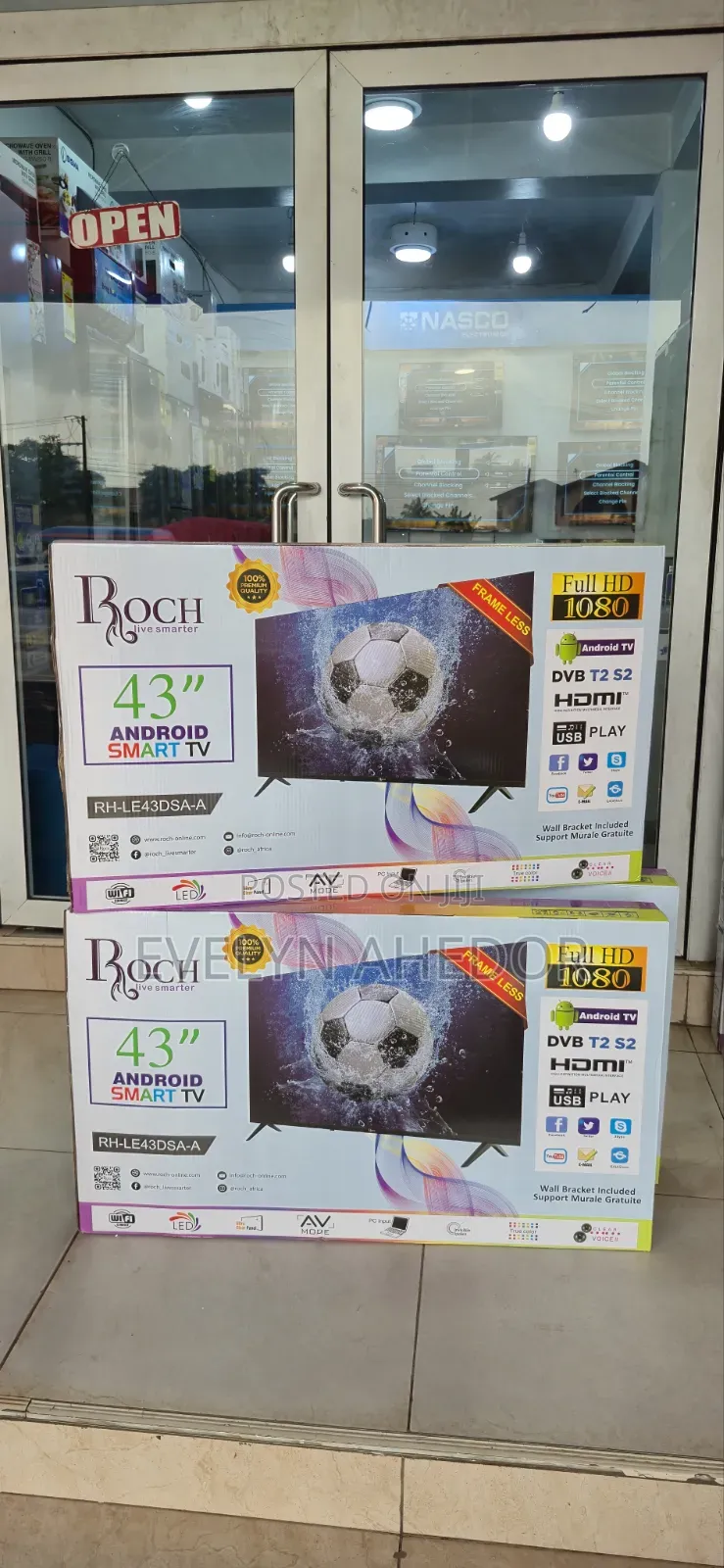 Available Roch 43 Inches Smart Android TV Brand New for.sale.