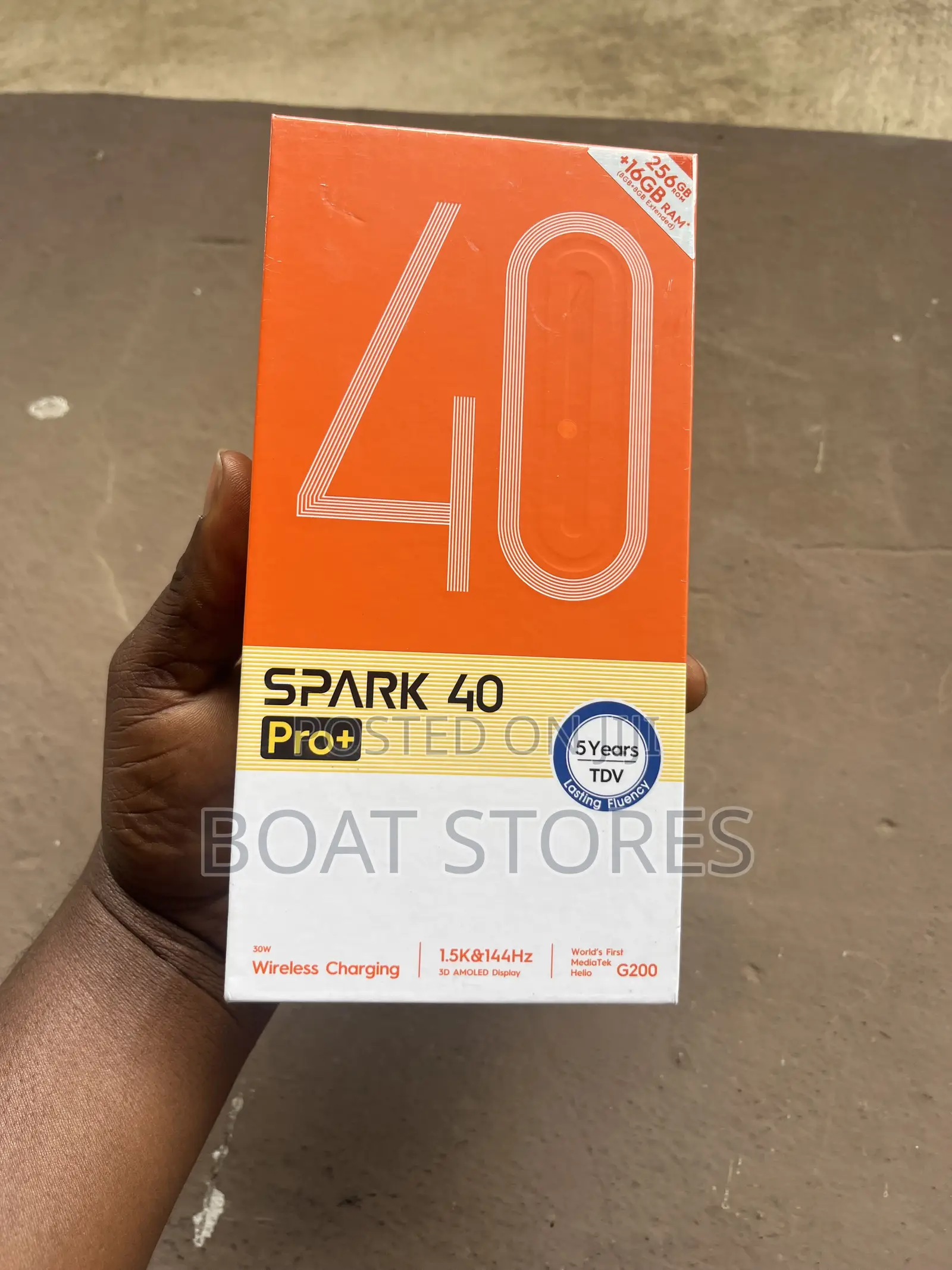 New Tecno Spark 40 Pro+ 256 GB