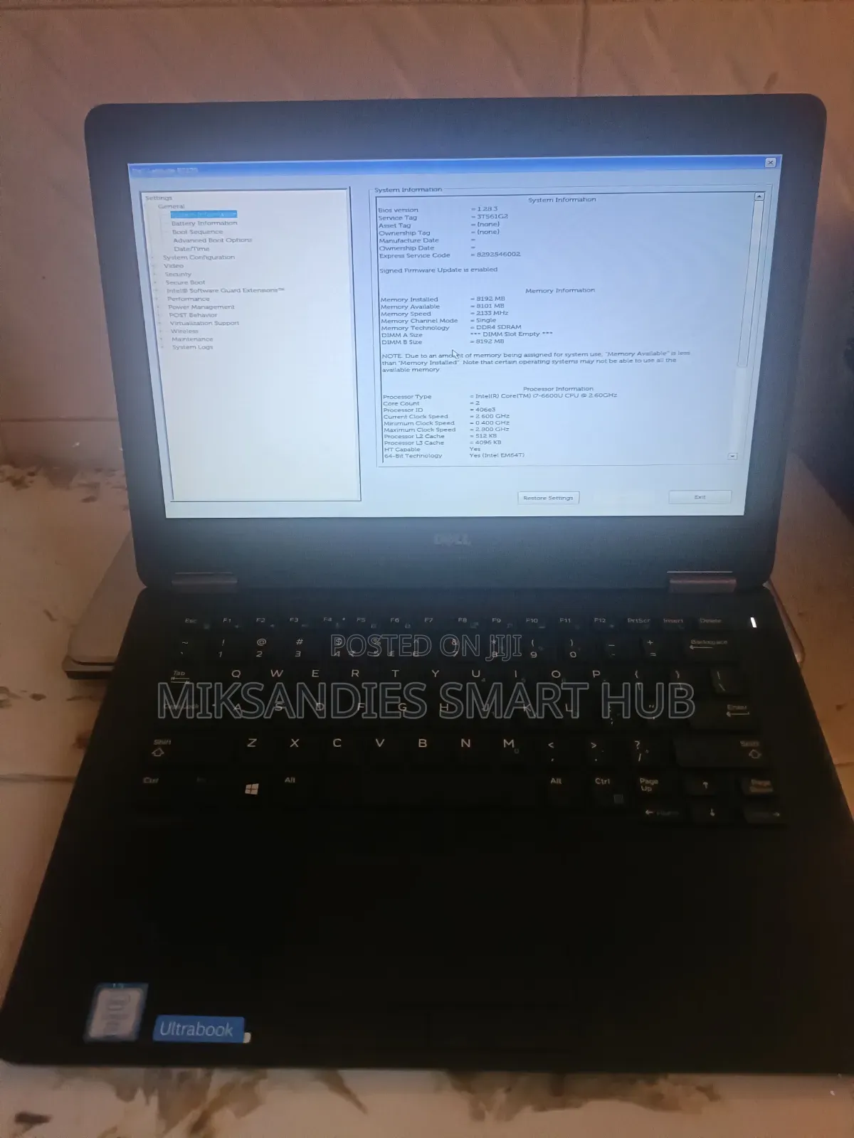 Laptop Dell 8GB Intel Core i7 SSD 256GB