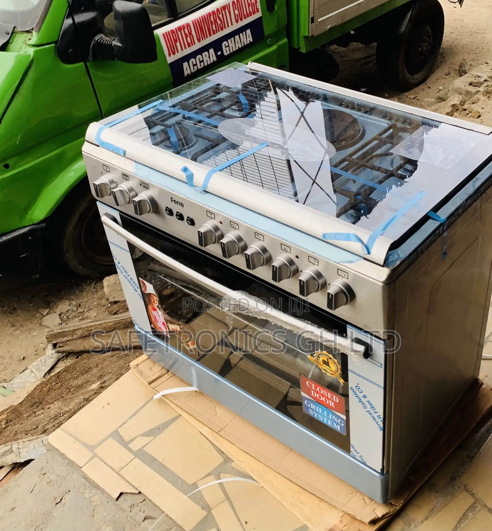 Recommend Grey Ferre 90x60cm 4Gas+2Electric Burner Cooker With Oven