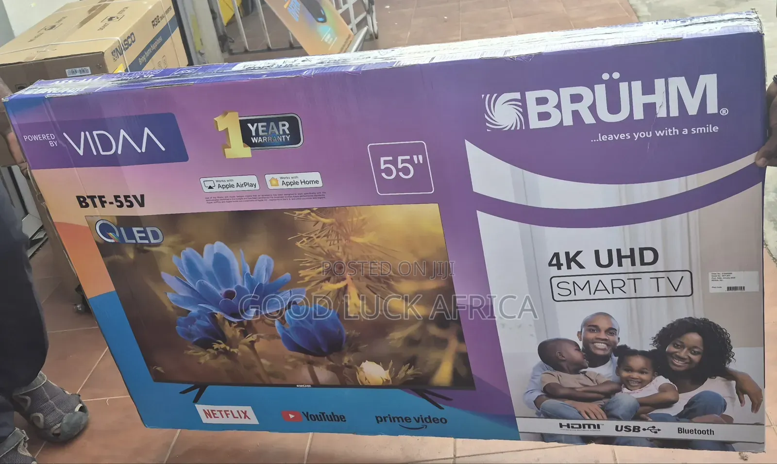 Bruhm 55′′ Led Fhd,vidaa,smart Os TV BTF-55v