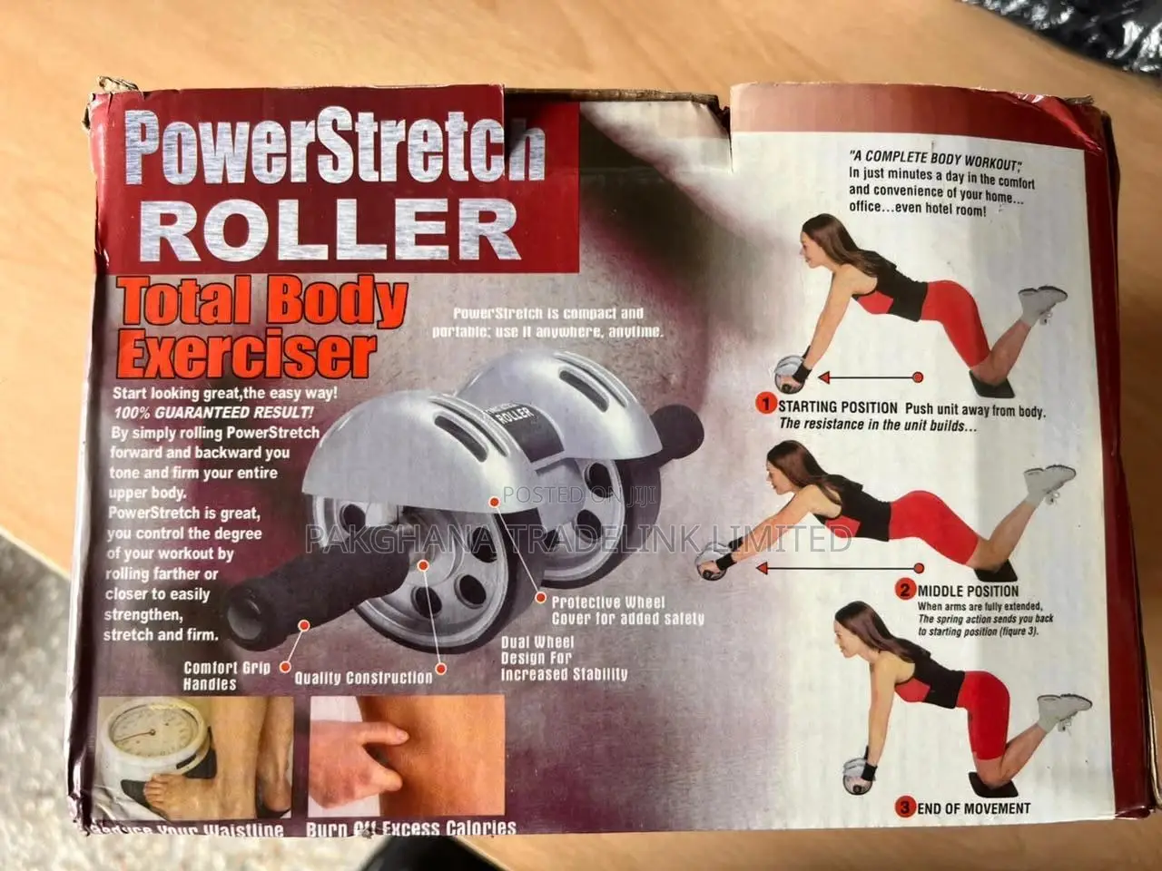 Wheel-Power Stretch Roller for Flat Tummy