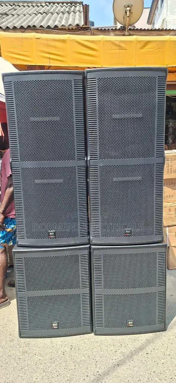 15 Inches RCF Full Range Paired With 18 Inches RCF Subwoofers