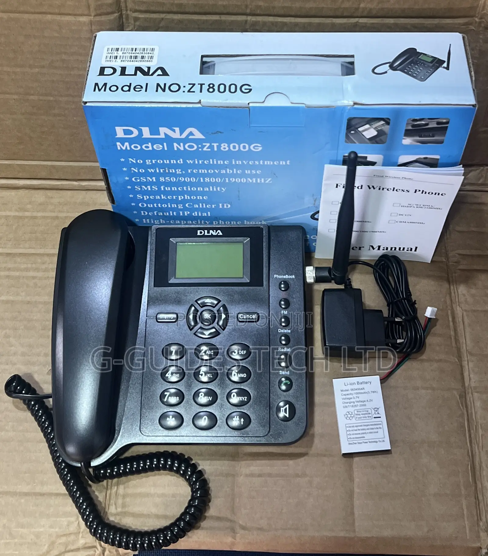 DLNA ZT800G GSM Fixed Wireless Landline Telephone 2-Sim