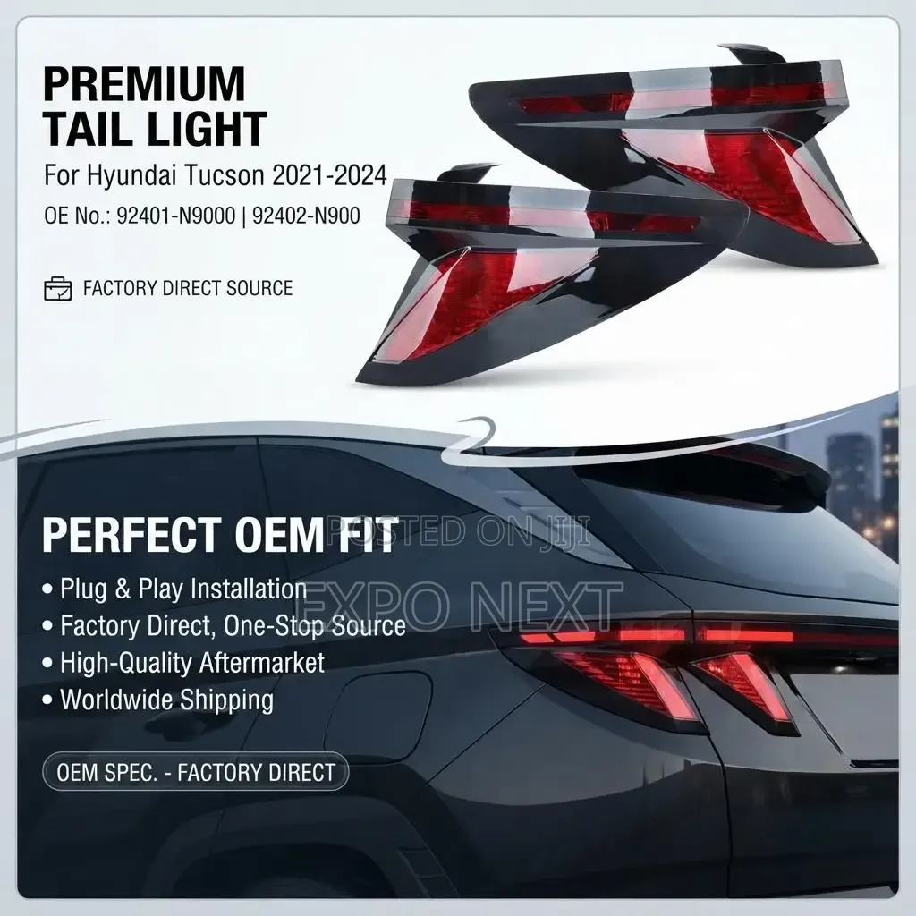 Hyundai Tucson 2022-2024 Halogen Tail Lights