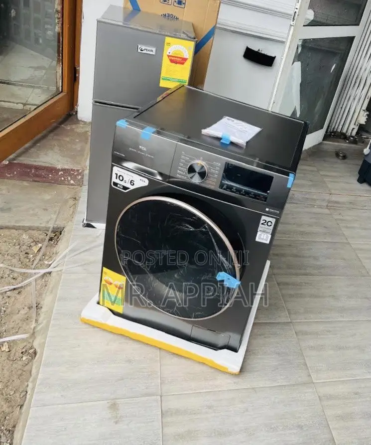 Lovely Efficient TCL 10.5kg Front Load Washing Machine(Gray) 