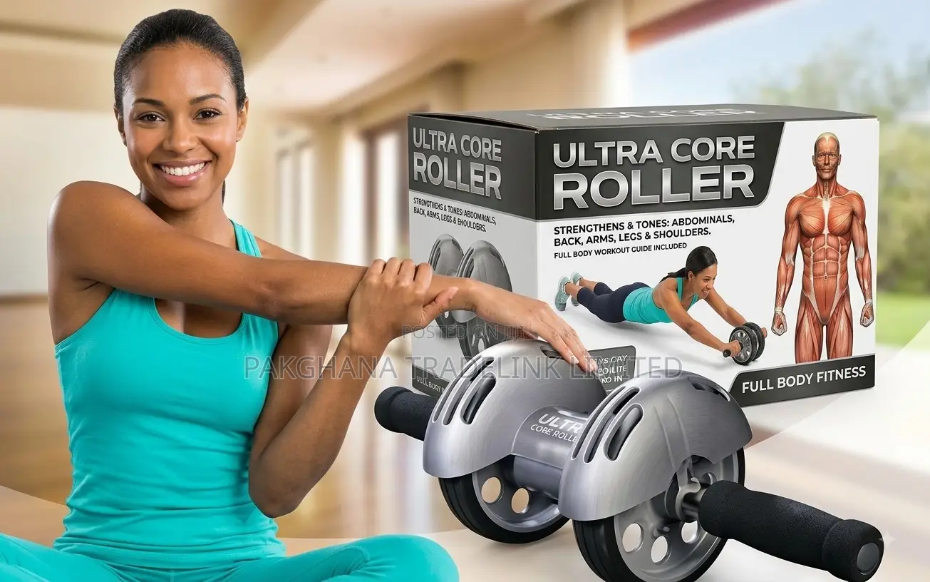 Wheel-Power Stretch Roller for Flat Tummy