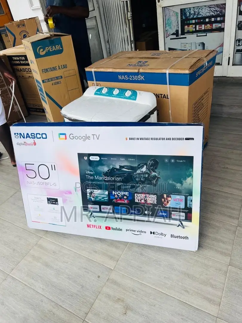 Purchase Classic Nasco 50” Uhd Digital Satellite Smart TV(Black) 