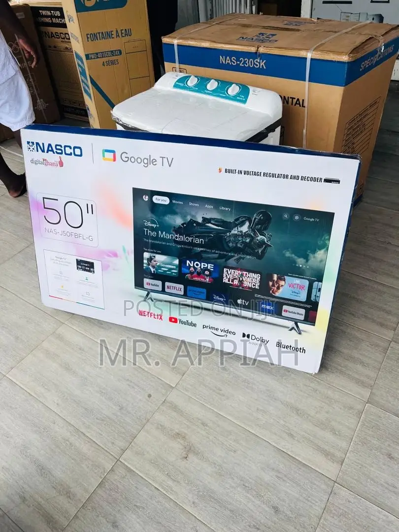 Purchase Classic Nasco 50” Uhd Digital Satellite Smart TV(Black) 