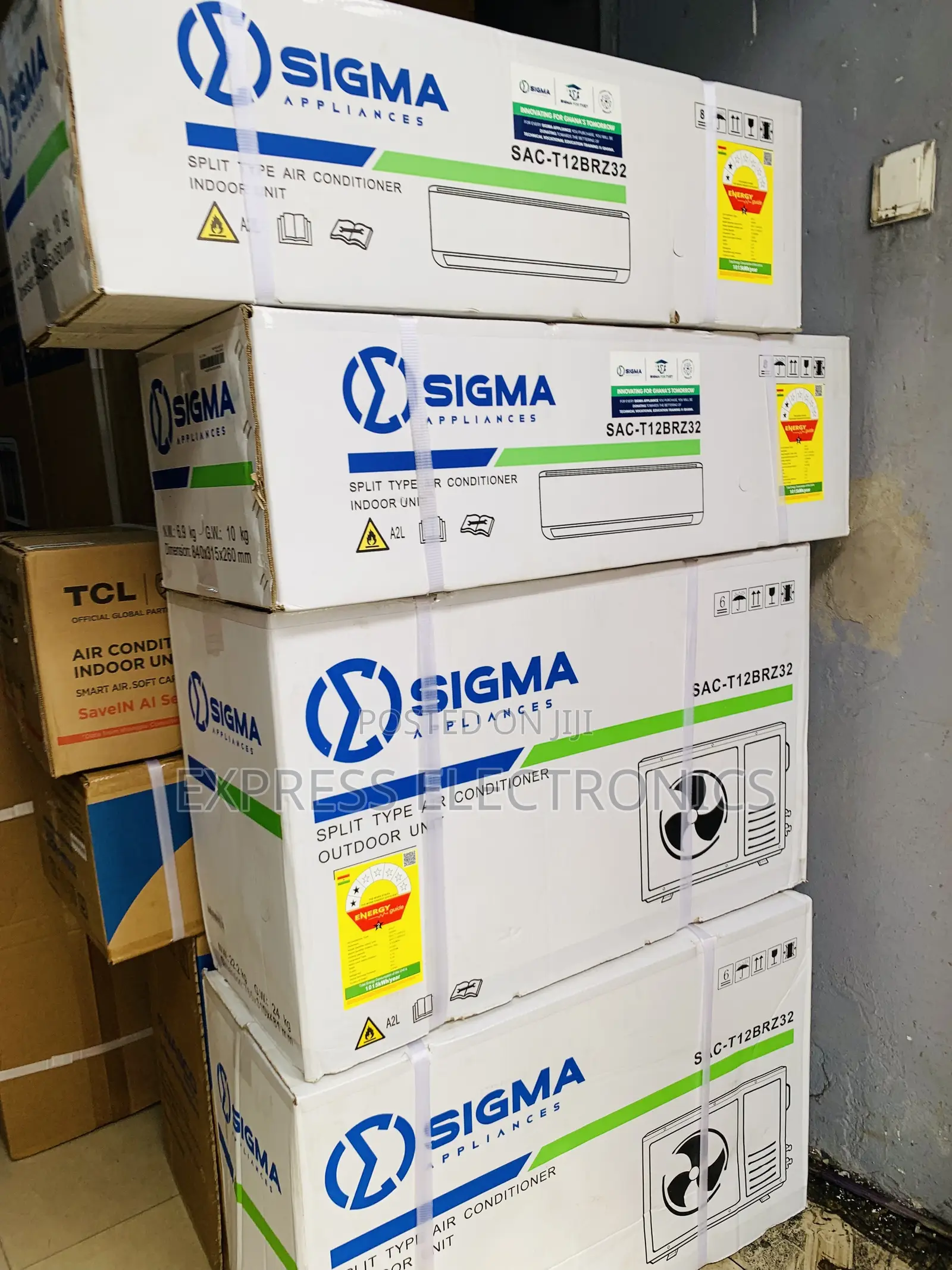Limited Stock 2.5hp Split R410 Gas White Sigma