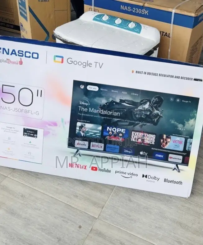 Order Unique Nasco 50 Inch Uhd Digital Satellite Android TV 