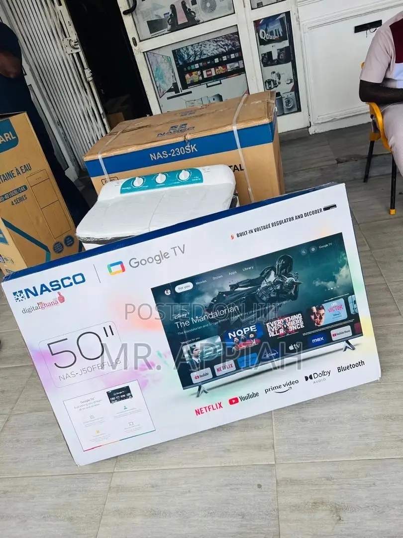 Efficient Classic Nasco 50” Uhd Smart Digital Satellite TV 