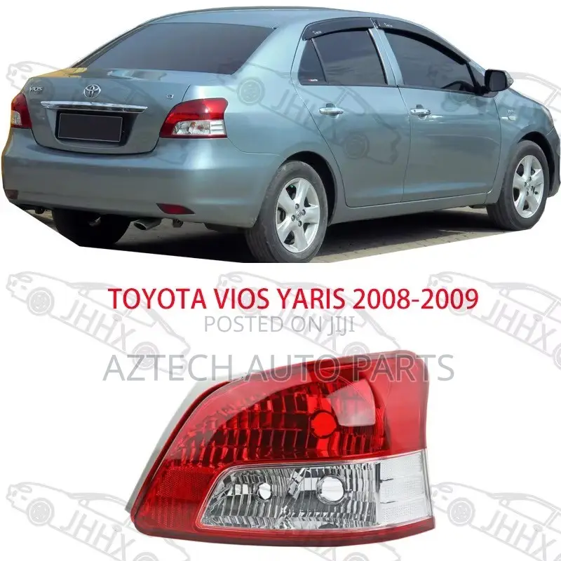 Toyota Yaris 2007 2008 2009 2010 2011 Saloon Taillights Pair