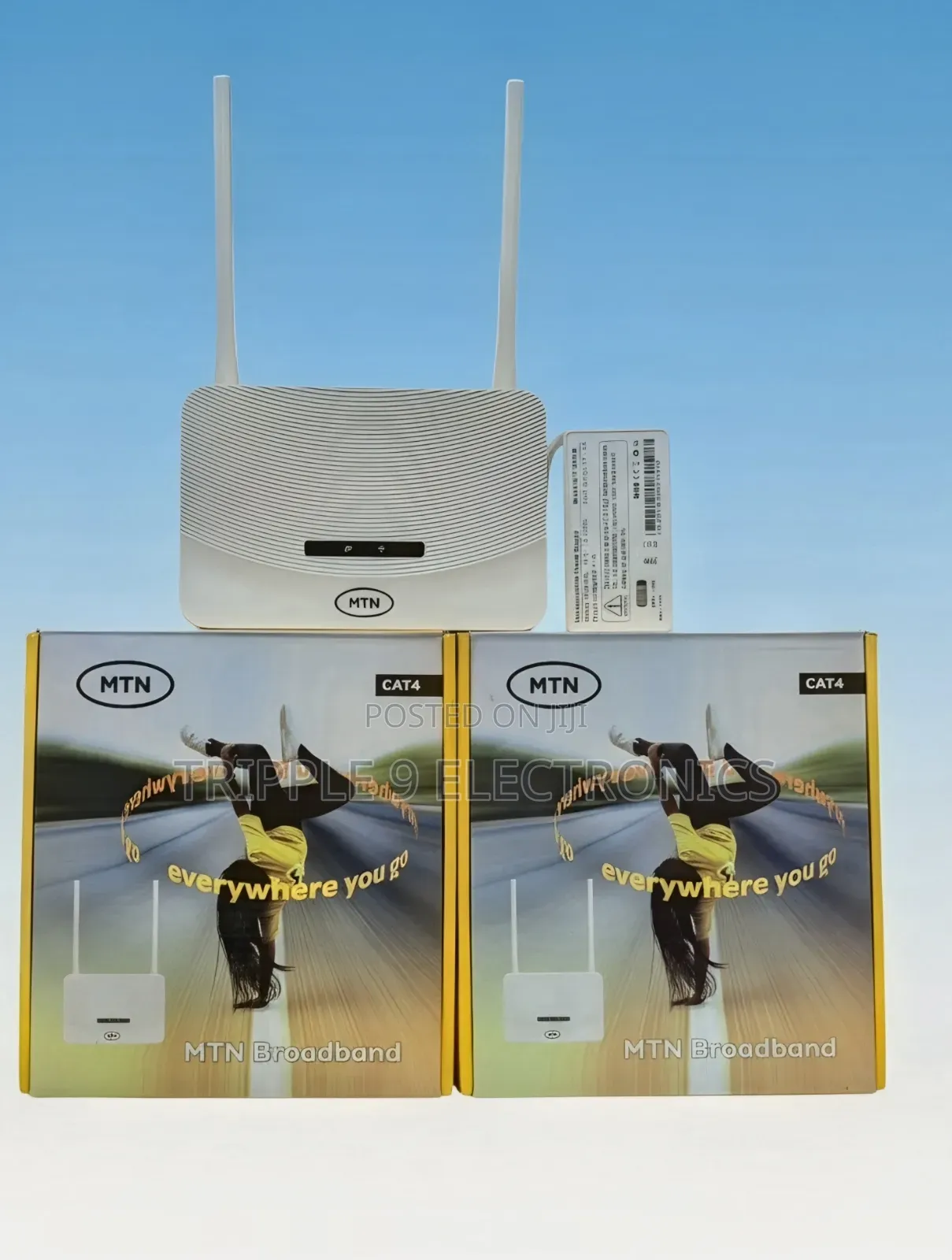 All Networks MTN Cat 4 Portable Router With Power Bank.