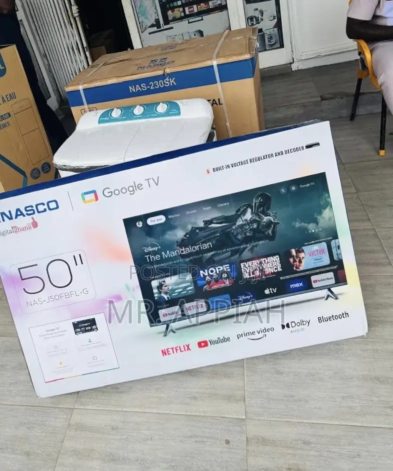 Buy Durable Nasco 50” Uhd Smart Satellite Android TV(2025 Model)