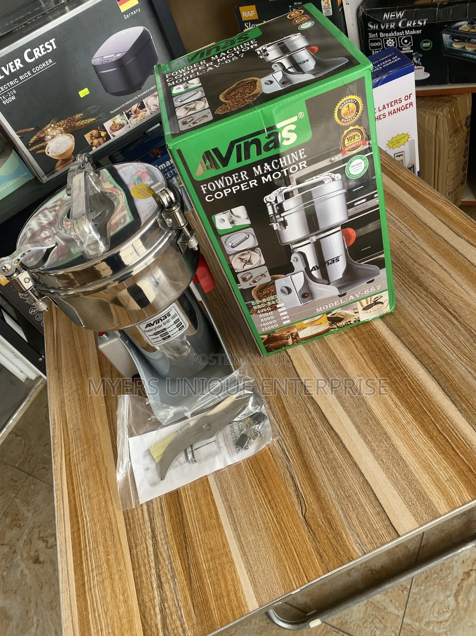 Industrial Powder Grinder Machine for Home/Business