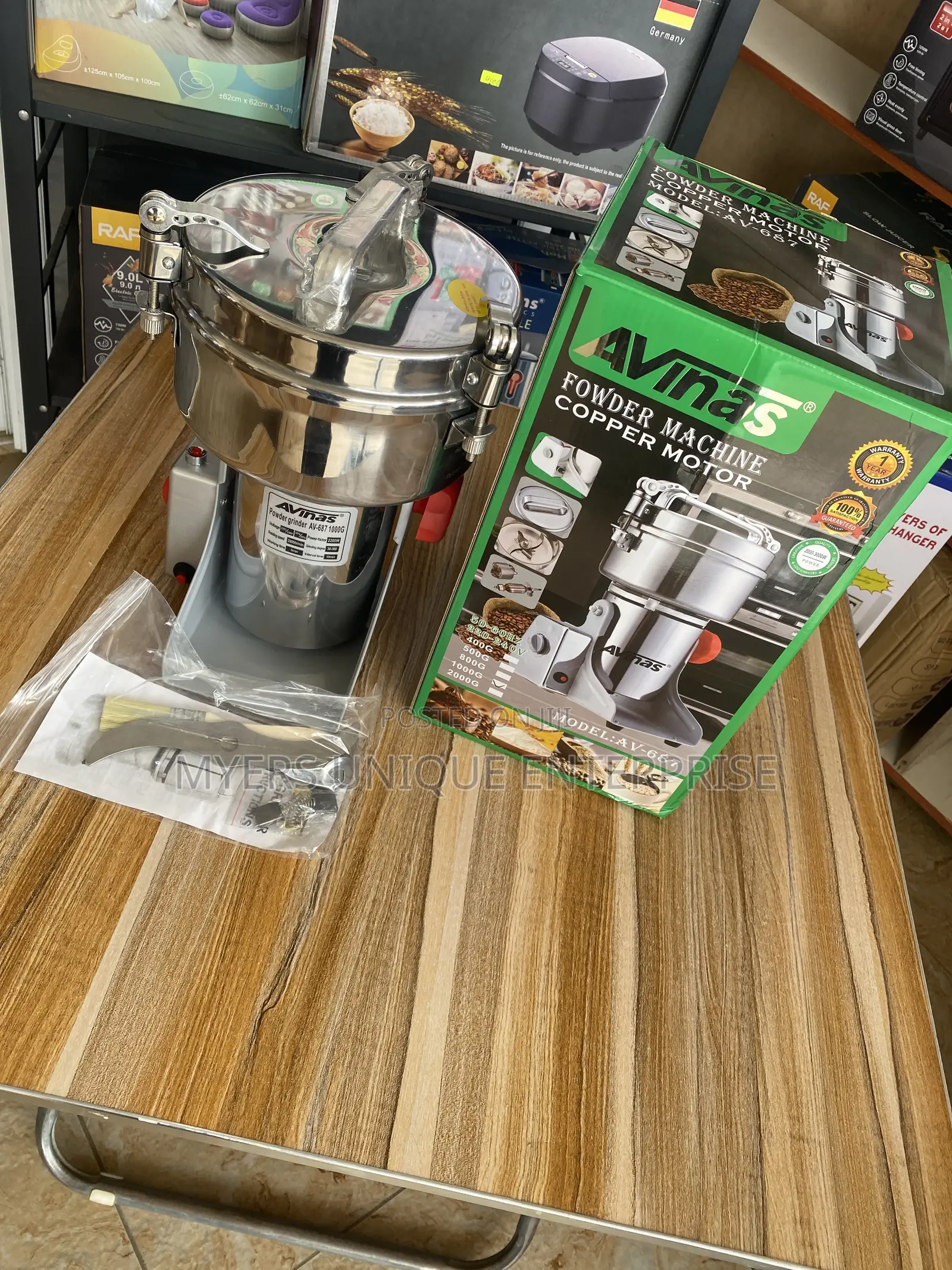 Industrial Powder Grinder Machine for Home/Business
