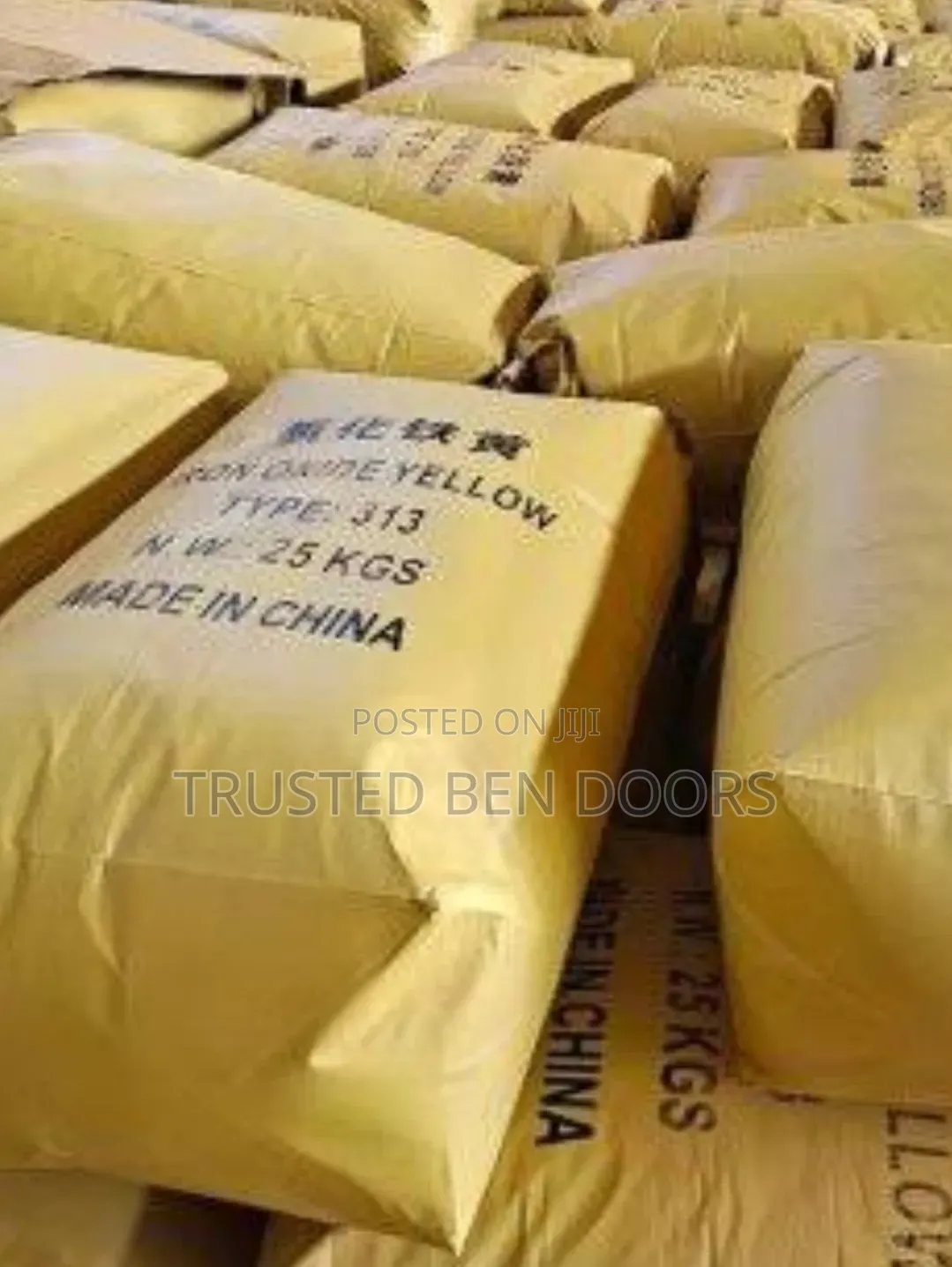 Iron Oxide Yellow Pigment Colour for Concrete Stamp Works
