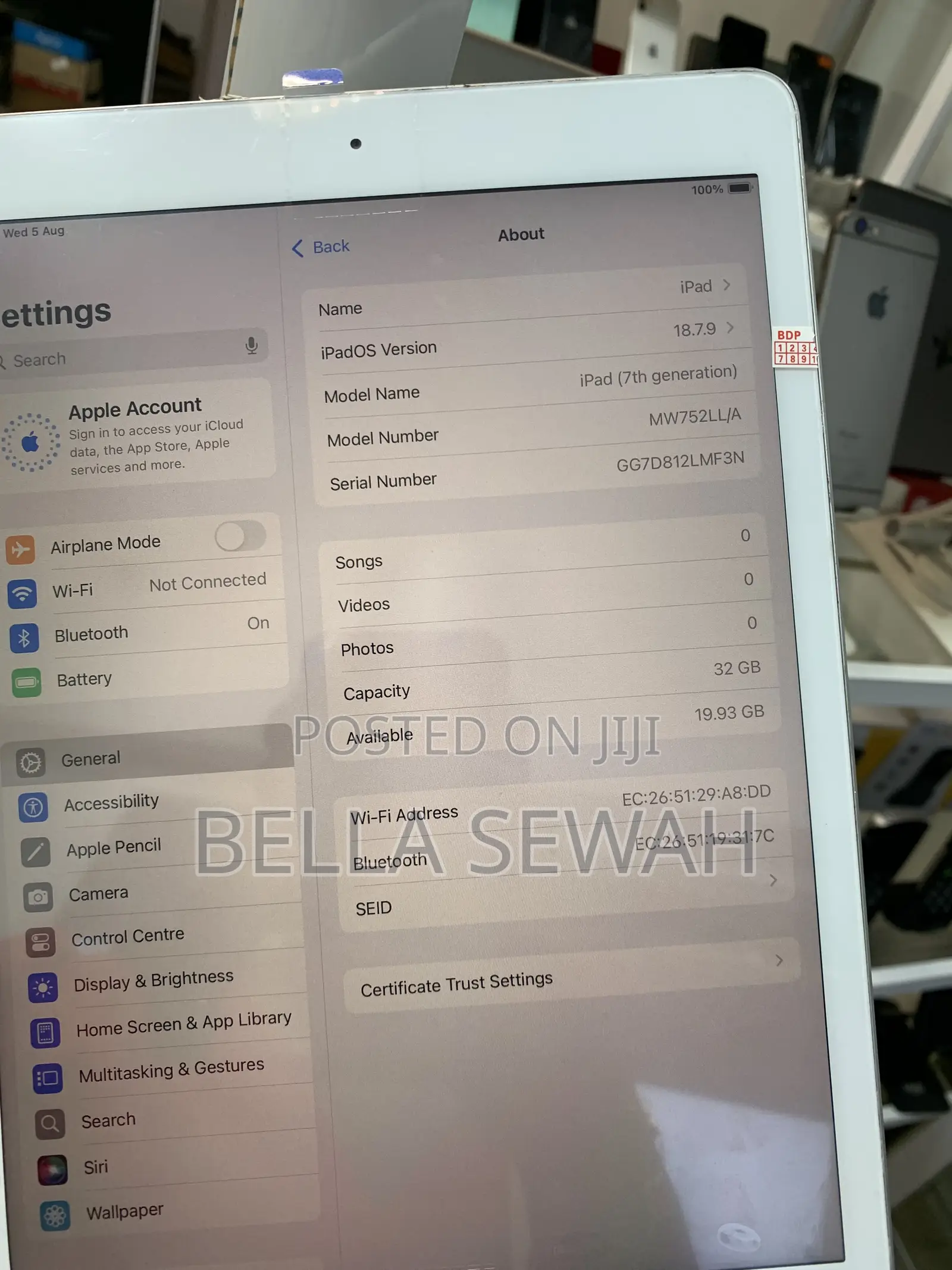 Apple iPad 10.2 (2019) 32 GB White