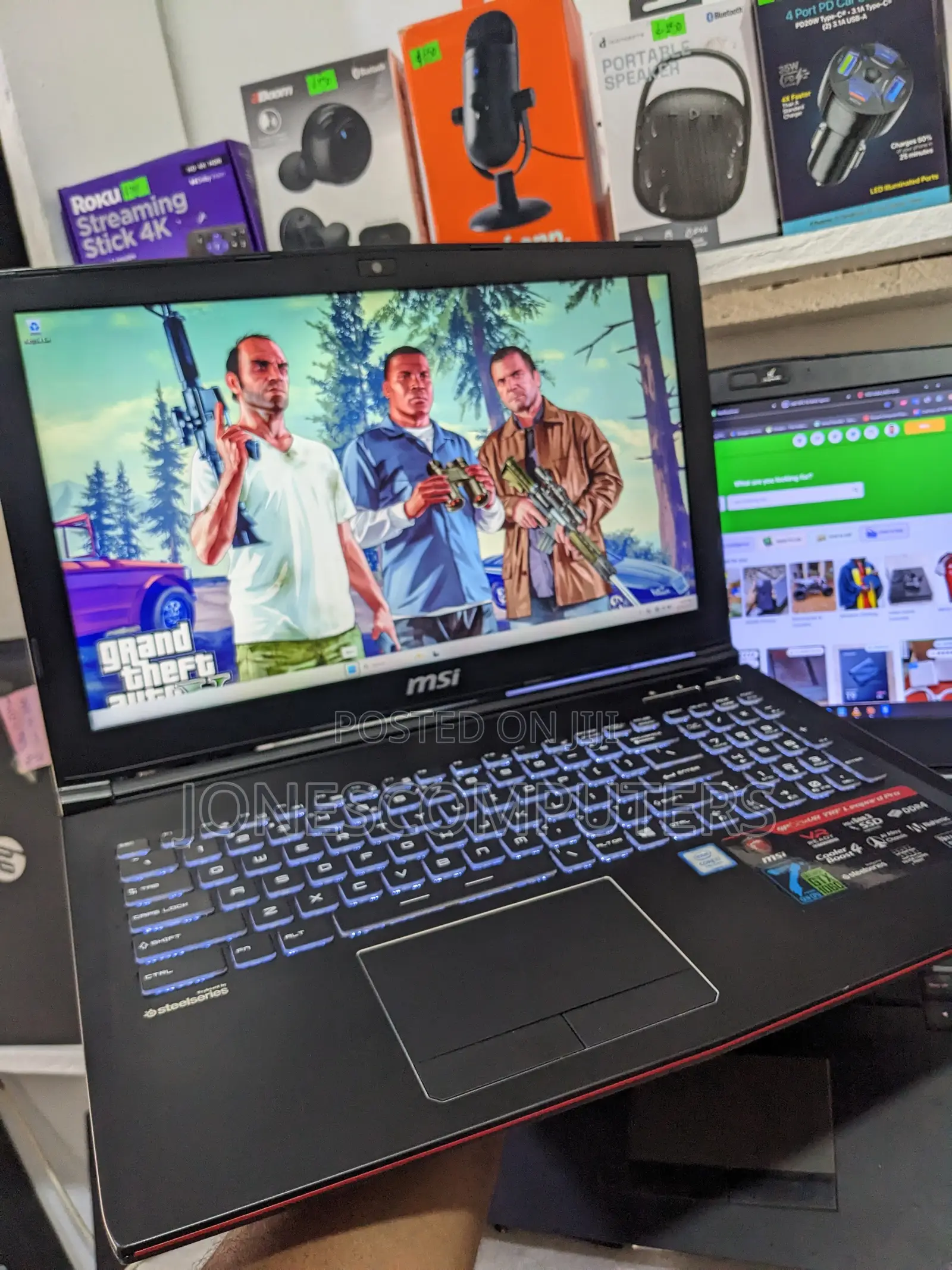 Laptop MSI GP62M 7REX 16GB Intel Core i7 SSD 256GB