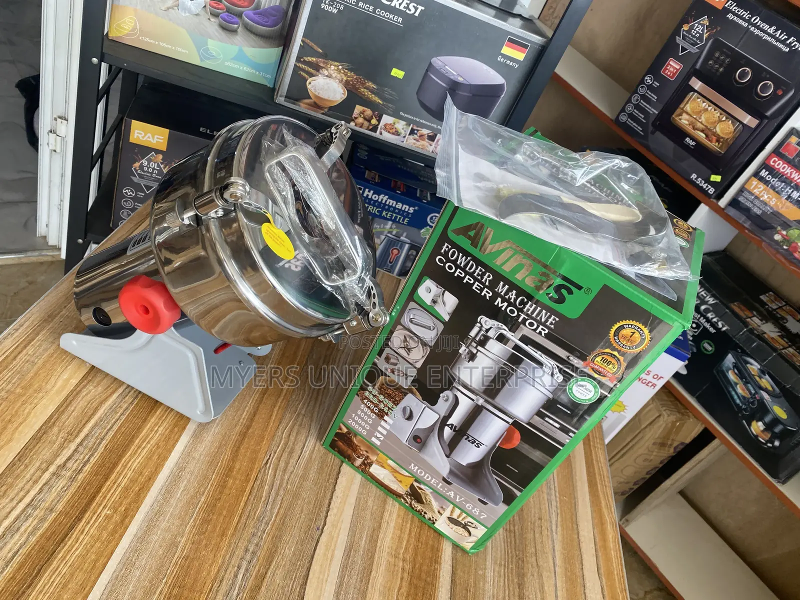 1kg Portable Electric Powder Grinder for Kitchen (Avinas)