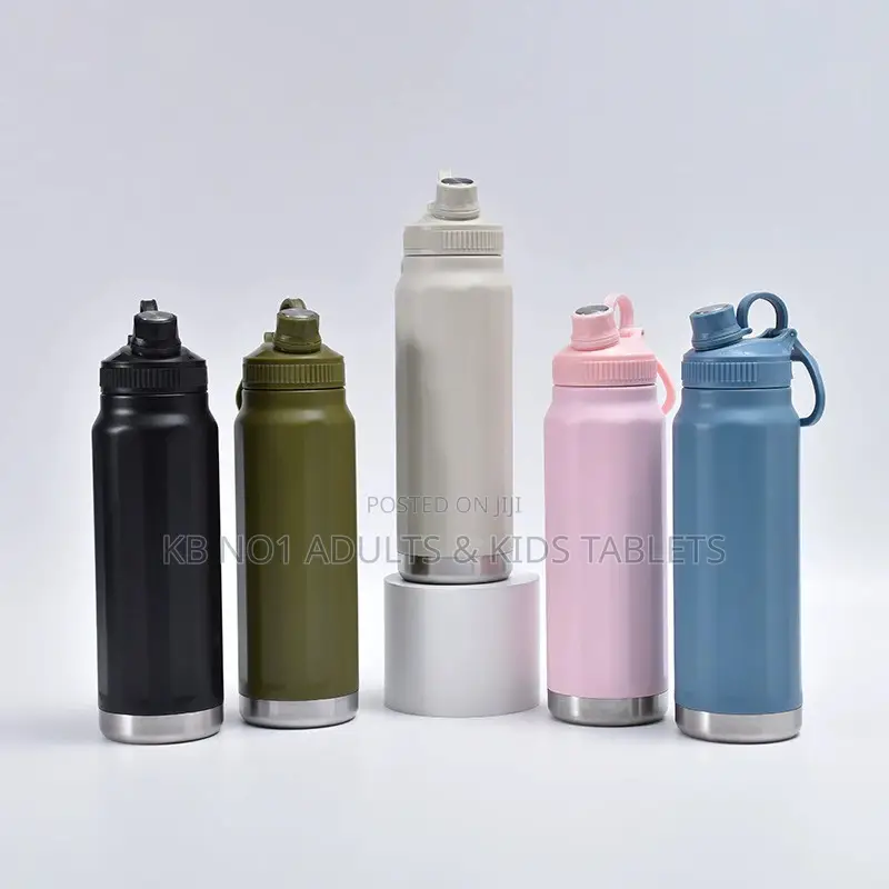 Flip Straw Sports Vacuum Water Bottle