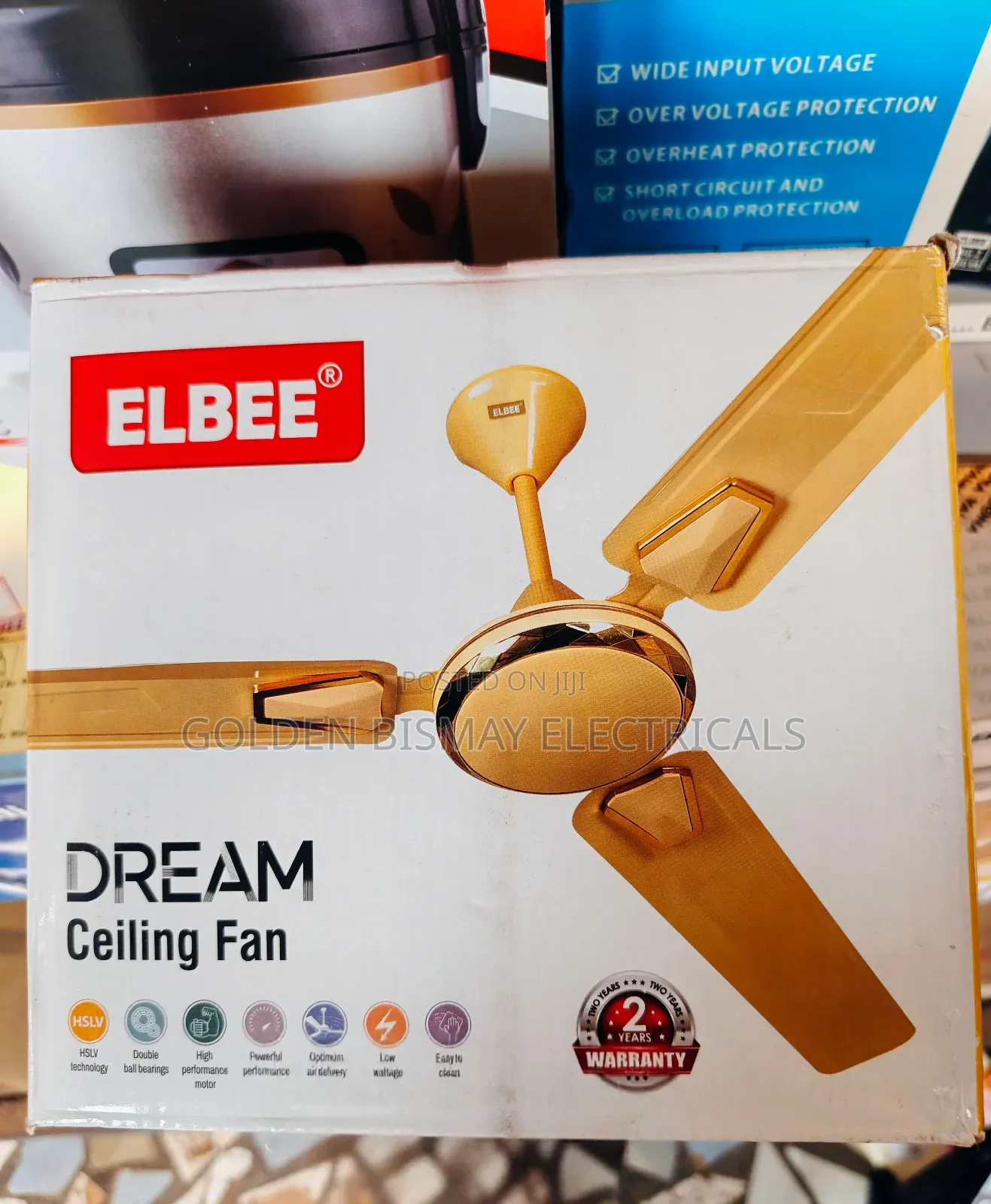 Elbee Long Blade Ceiling Fan