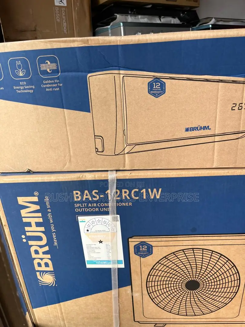 Bruhm 1.5 H Split AC (BAS-12RC1W) Air Conditioner
