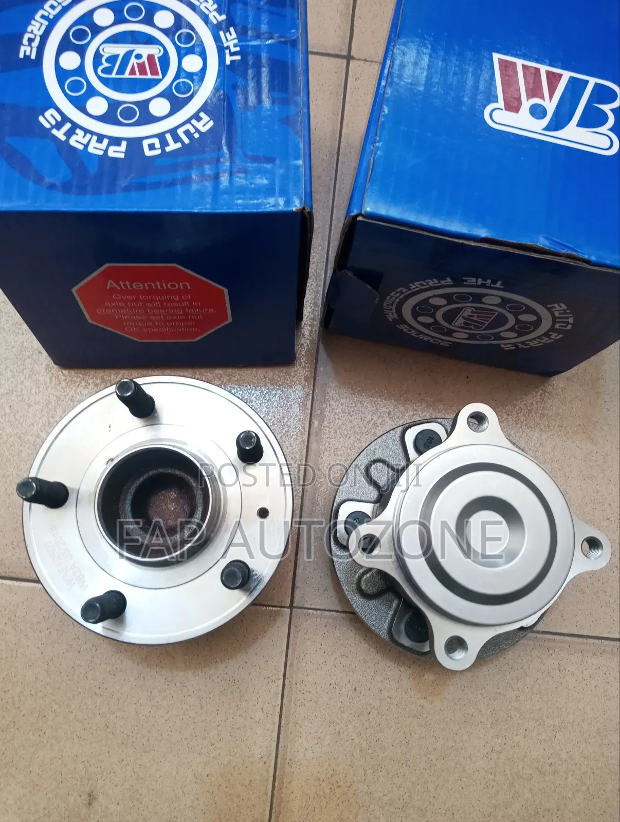 Premium WJB Chevy Cruze Complete Wheel Bearing and Hub From USA