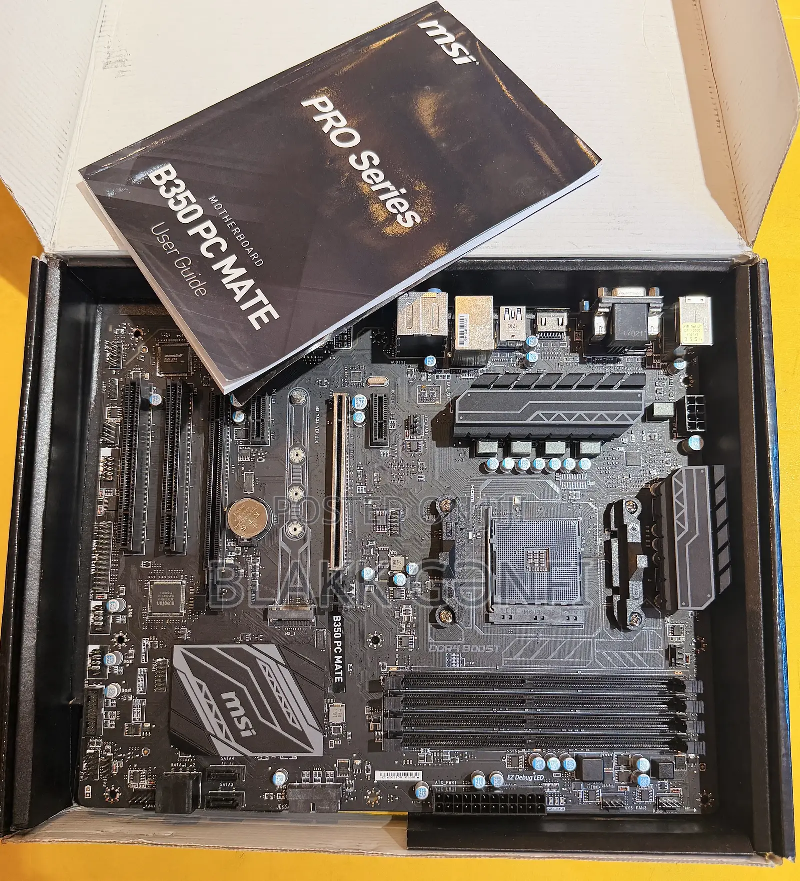 Msi B350 PC Mate AmD Ryzen Motherboard