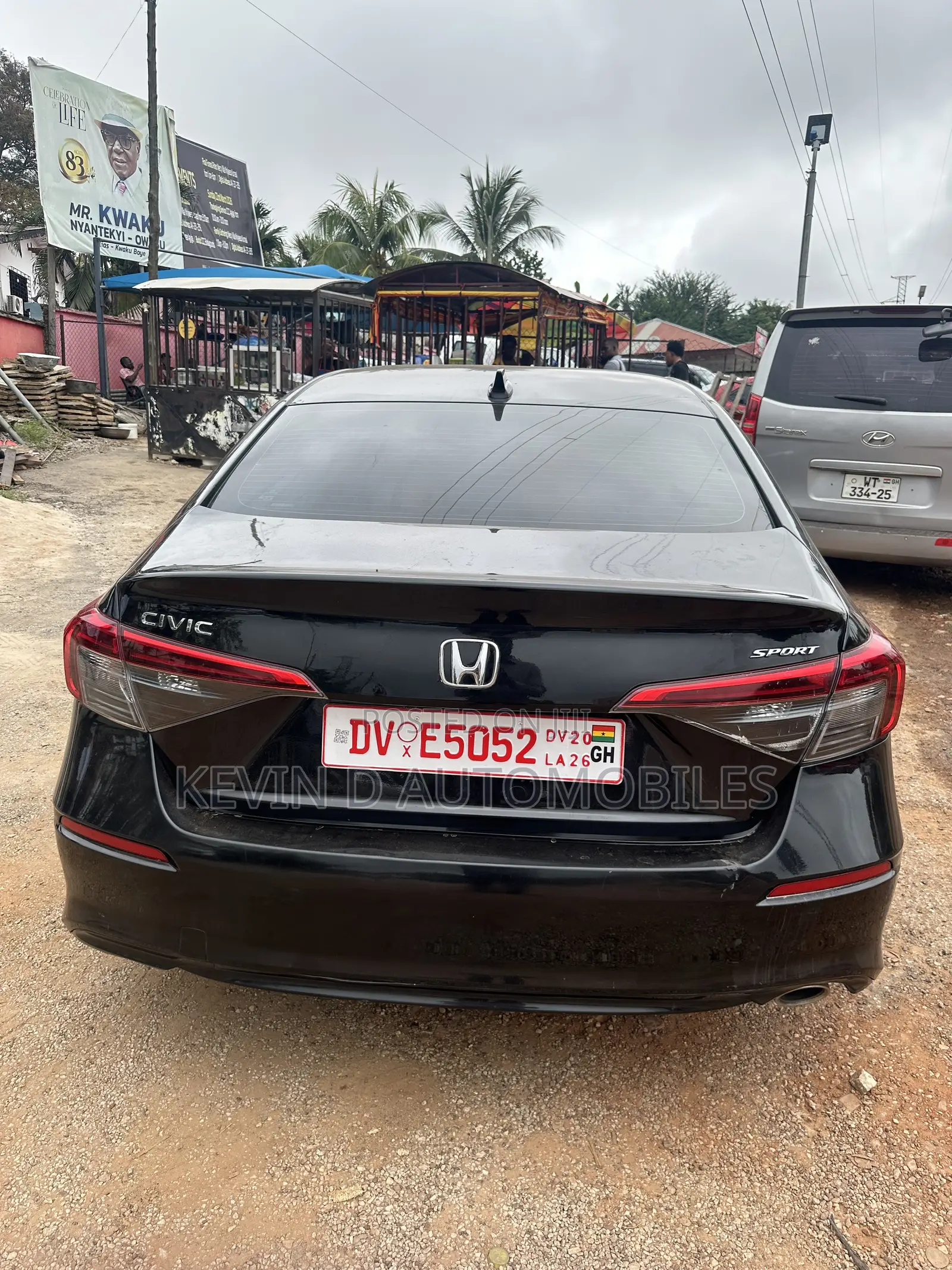 Honda Civic Sport CVT 2025 Black
