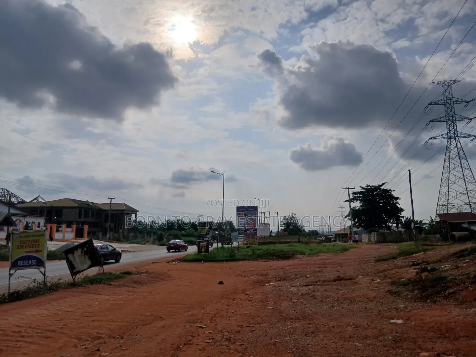 Main Road Side Plot of Land for Sale